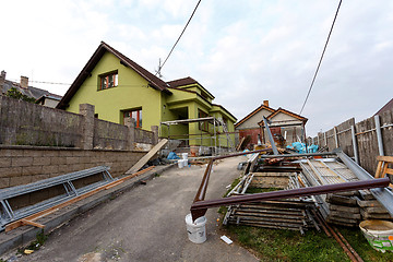 Image showing Construction or repair of the rural house