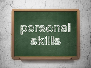 Image showing Studying concept: Personal Skills on chalkboard background