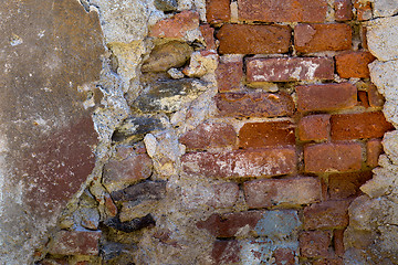 Image showing brick wall grunge background