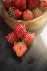 Image showing Fresh ripe strawberry