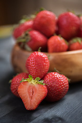 Image showing Fresh ripe strawberry