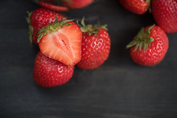 Image showing Fresh ripe strawberry