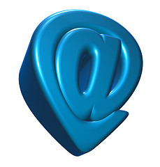Image showing cartoon email symbol