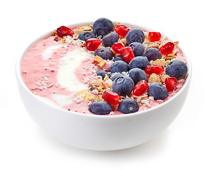 Image showing breakfast smoothie bowl