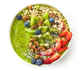 Image showing breakfast smoothie bowl