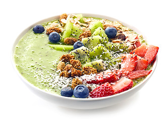 Image showing breakfast smoothie bowl