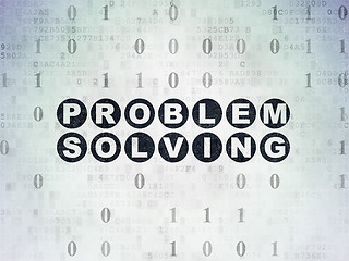 Image showing Business concept: Problem Solving on Digital Paper background