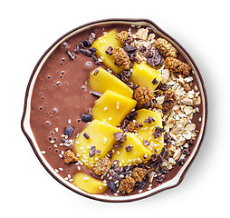 Image showing breakfast smoothie bowl