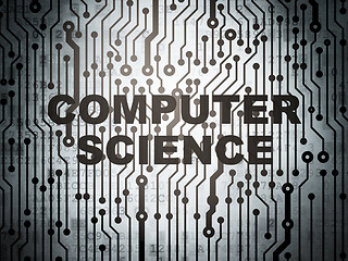 Image showing Science concept: circuit board with Computer Science