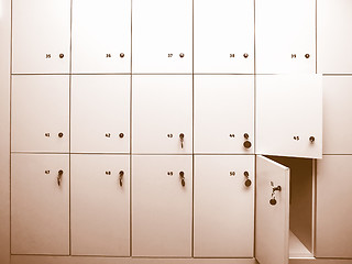 Image showing  Lockers picture vintage
