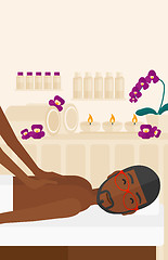 Image showing Man recieving massage.