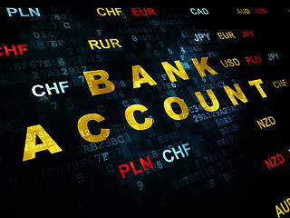 Image showing Banking concept: Bank Account on Digital background