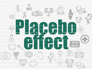 Image showing Healthcare concept: Placebo Effect on wall background