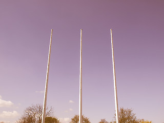 Image showing  Flagpole vintage