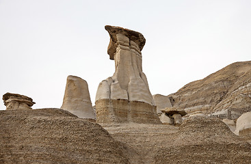 Image showing Badlands Alberta  hoo doo