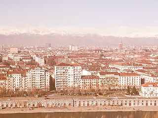 Image showing Turin view vintage