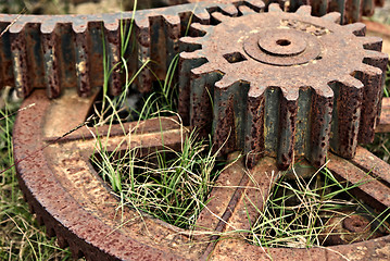 Image showing old cogs