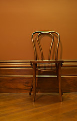 Image showing brown waiting chair