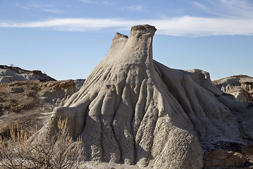 Image showing Badlands Alberta  hoo doo