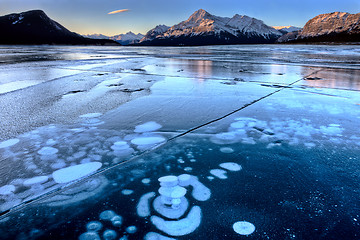 Image showing Abraham Lake Winter