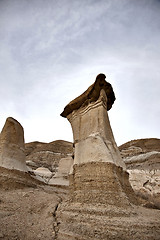 Image showing Badlands Alberta  hoo doo