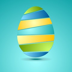 Image showing Egg abstract background. Easter design