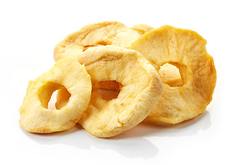 Image showing dried apples on white background