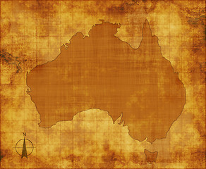 Image showing australia map