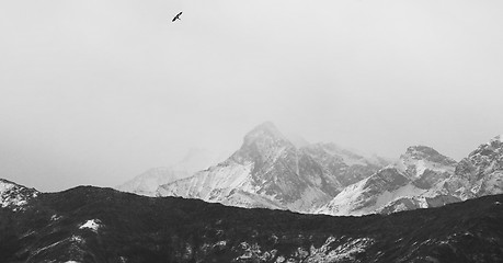 Image showing View of Italian Alps in Aosta Valley, Italy