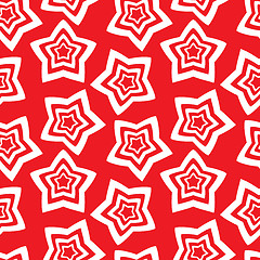 Image showing Seamless wallpaper. repetitive print with stars