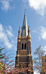 Image showing rising tower