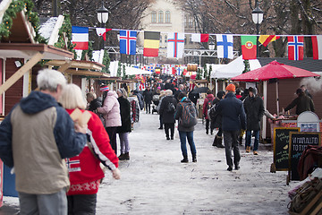 Image showing Norwegian Shopping Street