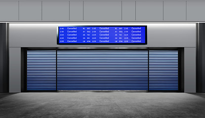 Image showing terminal in airport