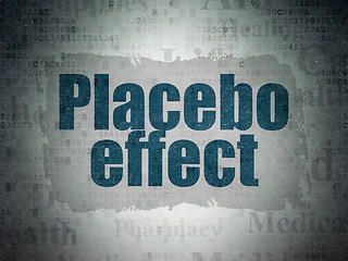 Image showing Healthcare concept: Placebo Effect on Digital Paper background