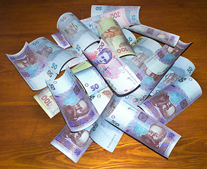 Image showing different Ukrainian money