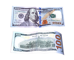 Image showing hundred dollars on both sides