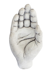 Image showing Stone bowl in the form of a hand