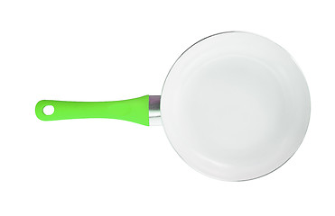 Image showing Frying pan, green