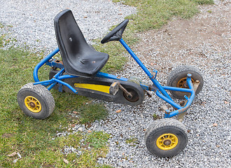 Image showing Dirty old go-kart