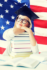 Image showing student in graduation cap