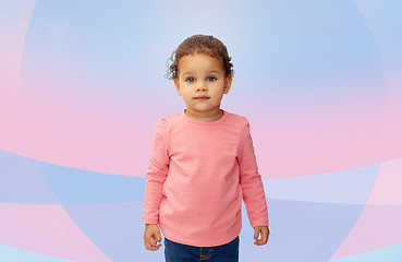 Image showing beautiful little baby girl portrait