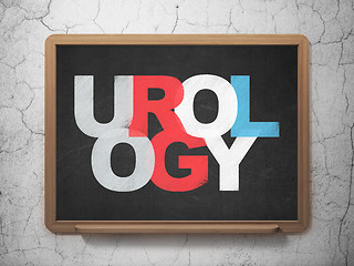 Image showing Medicine concept: Urology on School Board background