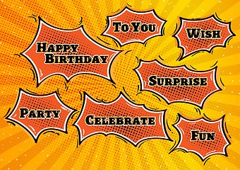 Image showing happy birthday illustration