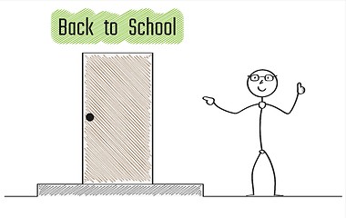 Image showing man and Back to school