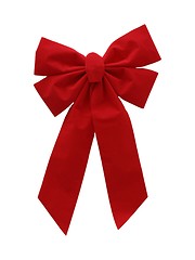 Image showing red bow