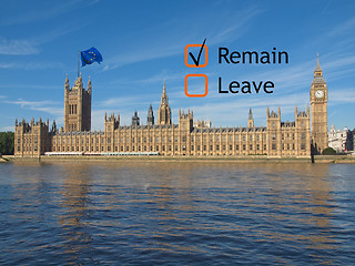 Image showing Brexit referendum in UK