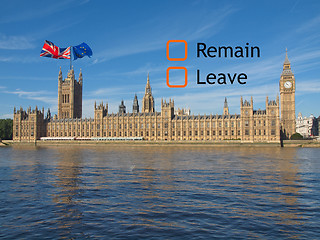 Image showing Brexit referendum in UK