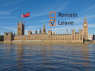 Image showing Brexit referendum in UK