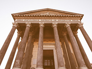 Image showing Gran Madre church, Turin vintage