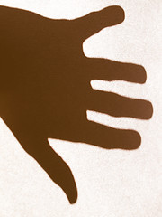 Image showing  Hand shadow vintage